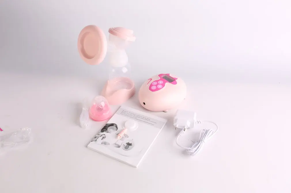 

Portable Comfortable BPA Free Mute Single Electric Comfort Breast Pump with the Large LCD 9 Levels Adjustment