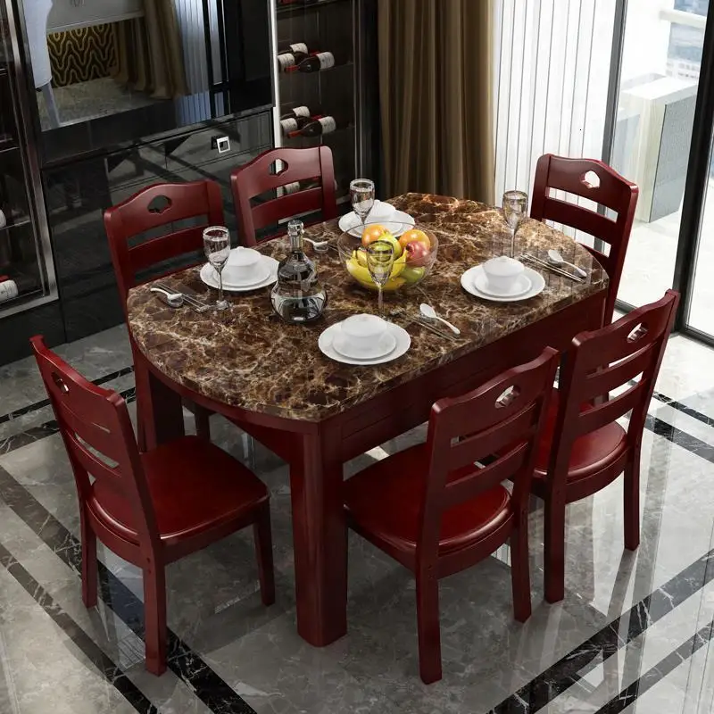Eet Marmol Dinning Tavolo Comedores Mueble Eettafel набор Tisch Juego Tafel деревянный стол Comedor Mesa De Jantar