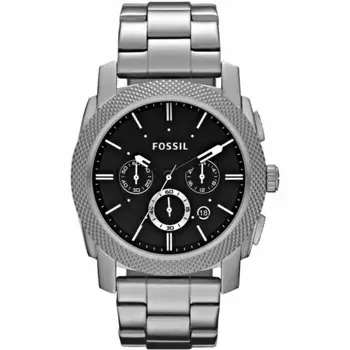 

FOSSIL Machine Mid-Size Chronograph Black Stainless Steel Watch Chronograph Watch for Men AAA FS4776