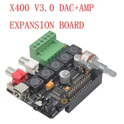 Carte son d'extension Audio Raspberry Pi X400 I2S, Module dac pour Raspberry Pi 3 modèle B +/ 3B / Pi 2B / B + 