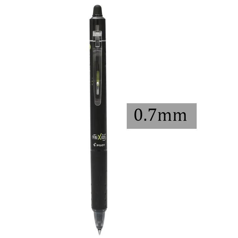 Black 1PCS Pilot FriXion стираемая ручка пресс шариковая ручка 0,7 мм LFBK-23F синий/черный/красный Шариковая ручка для школы канцелярские принадлежности 1 шт - Цвет: Black 1PCS
