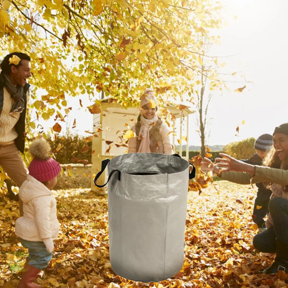 Garden Waste Bag Reusable Leaves Bag Bin Refuse Rubbish Sack Bag for Yard Park Garden