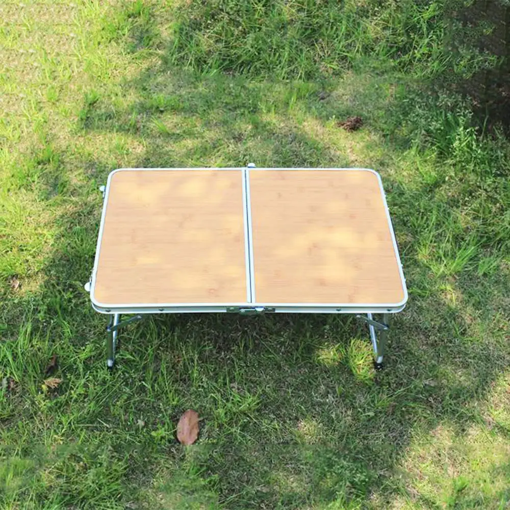 Складной столик для ноутбука lapстол кровать для завтрака портативный мини-Пикник бамбуковый деревянный зернистый держатель для чтения для