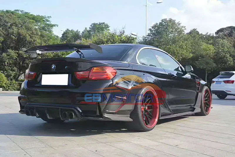 MAD Real carbon fiber Rear Trunk Spoiler for BMW 4series F32 F33 F36 F82 F83 M3 M4  2