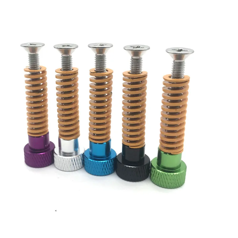 3d Printer Parts M4*45 Screw& Aluminum alloy Leveling Spring Kit For Heated Bed Cr10S CR-10S PRO Ender-3S CR-10MAX 4set