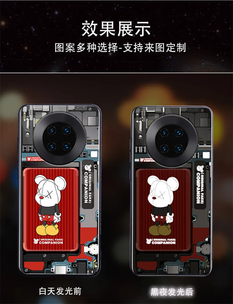 Светодиодная вспышка со звуковым управлением для Huawei P20 P30 P20pro P30pro Mate 30 Mate30 Pro Coming