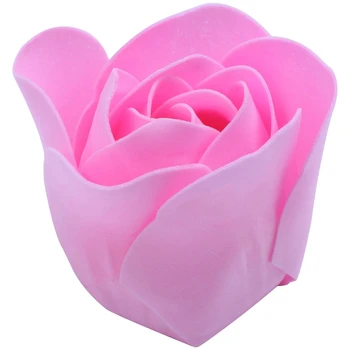 

9Pcs Scented Rose Flower Petal Bath Body Soap Wedding Party Gift(Purple+White)