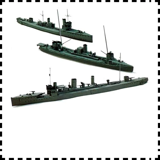 Модель корабля в сборе масштаба 1:250 Германия A20 T157 торпедическая лодка и V100