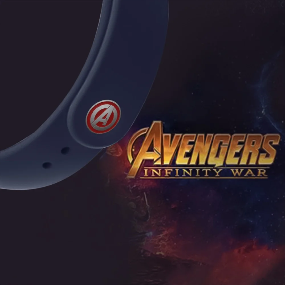 Marvel Avengers mi Band 4 ремешок для xiaomi mi Band 3 умный Браслет ремешок для xiaomi mi браслет на запястье силиконовые ремни