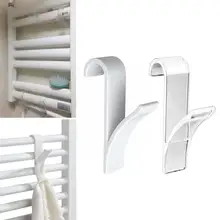 5pcs Y Shape Hook Towel Hanger For Heated Towel Rail Radiator Tubular Bath Hook Holder Storage Rack Bath Hook S3m1