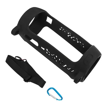 

Outdoor Portable Soft Silicone Protective Case for Drop Resistant Suitable for JBL Pulse4 Bluetooth Speaker(Black)