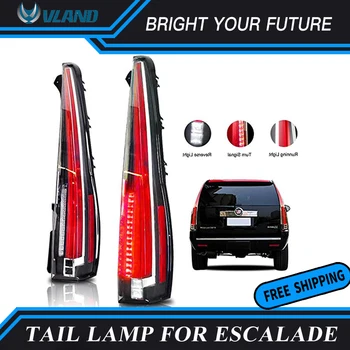 

Car LED Tail Lamp Rear for Cadillac Escalade 2007-2014 Tail Lights Stop Brake Lamps With Red Turn Sign Rear Lamp Assembly