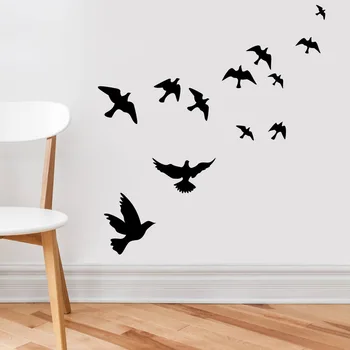 

Bird Carving Living Room Bedroom Sofa Background Wall Sticker Waterproof