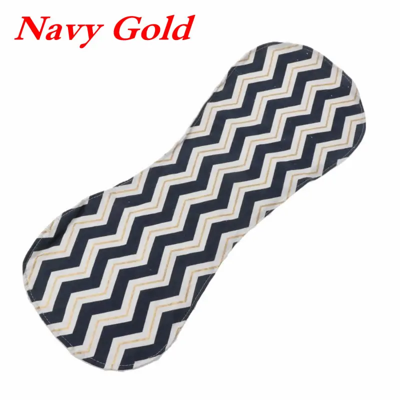 Navy Gold Хлопковые нагрудники детская отрыжка ткани новорожденных мягкие и абсорбирующие полотенца отрывающиеся тряпки детский душ подарочный набор - Цвет: Navy Gold
