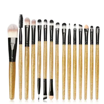 

15pcs Flash makeup brush Professional Makeup Brush Set Cosmetic Foundation Powder Brushes kit Tool