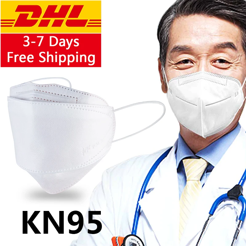 

DHL Shipping 20/50/100/pcs Disposable N95 Mask Surgical Face Mouth Masks Anti PM2.5 Anti Influenza Breathing Safety Masks Face