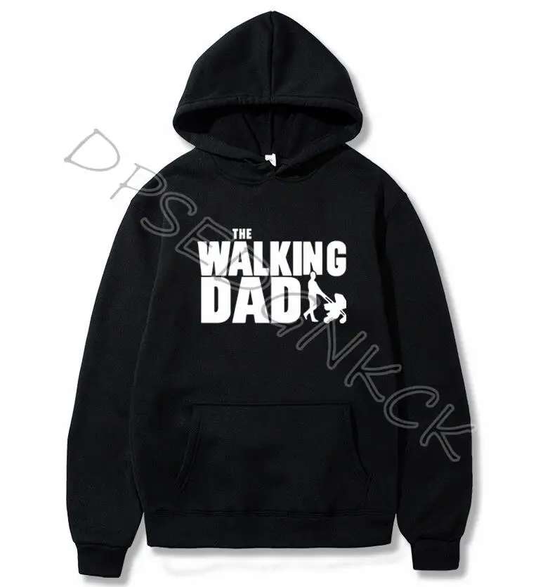 

Omnitee The Walking Dad Hoodies Men Tops Casual Father's Day Men Funny Dad Sweatshirts Men and women Sweatshirt Tops A112