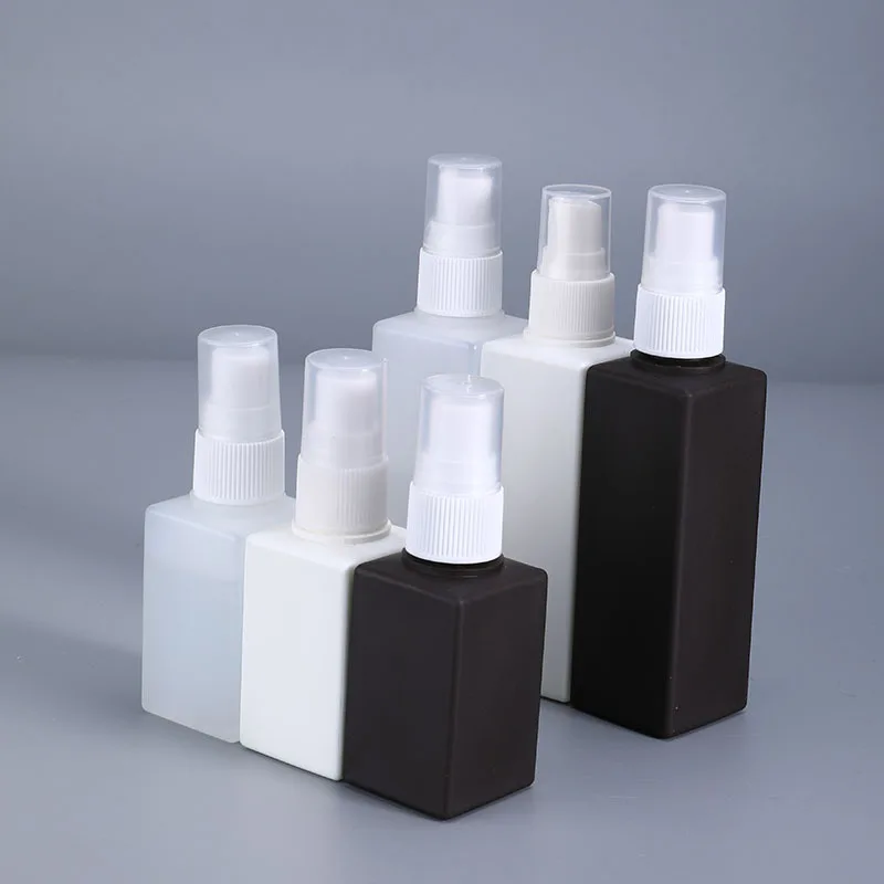 

50/100ml Plastic Spray Bottle Perfume Atomizer Shampoo Water Cosmetics Refillable Containers Portable Travel Empty Bottles