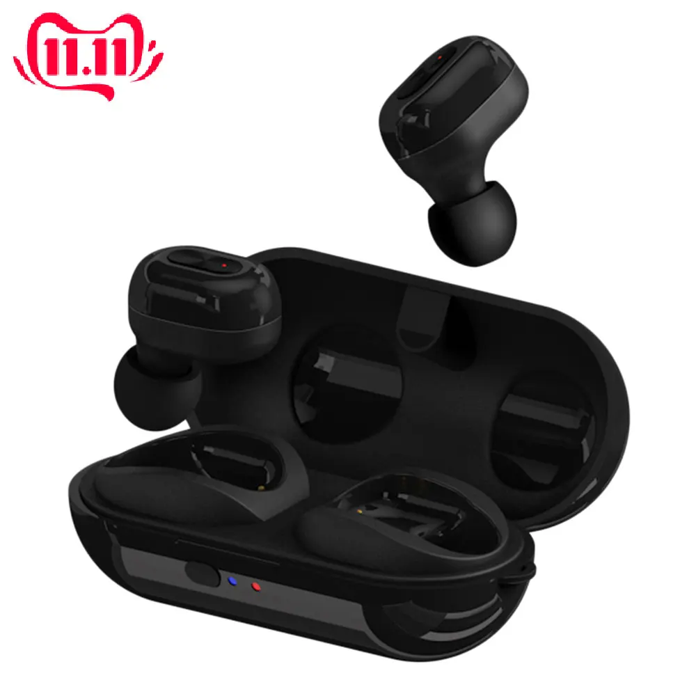 

TWS Bluetooth Headsets Mini Wireless Earbuds Sport Handsfree Earphone Cordless Headset with Charging Box Mobile Phone Earphone