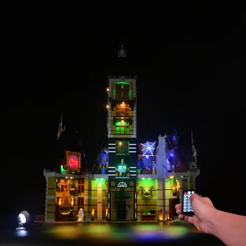

LED Lighting Kit for Haunted House 10273 - Remote Control Version (Only LED Light, No Block Kit)