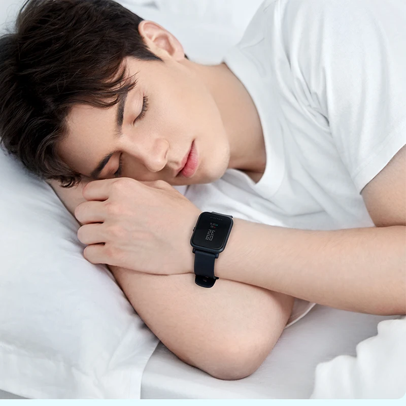 Смарт часы AMAZFIT Bip Lite несколько видов спорта глобальная версия в режиме ожидания