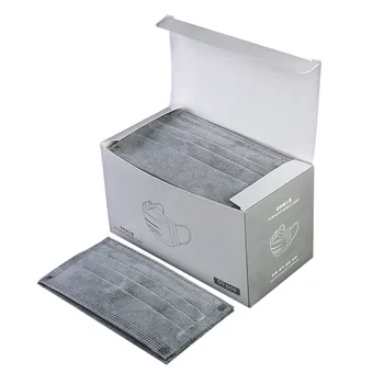 

50pcs Mask Disposable Nonwove 3 Layer Ply Filter Mask mouth Face mask filter safe Breathable Protective masks In Stock