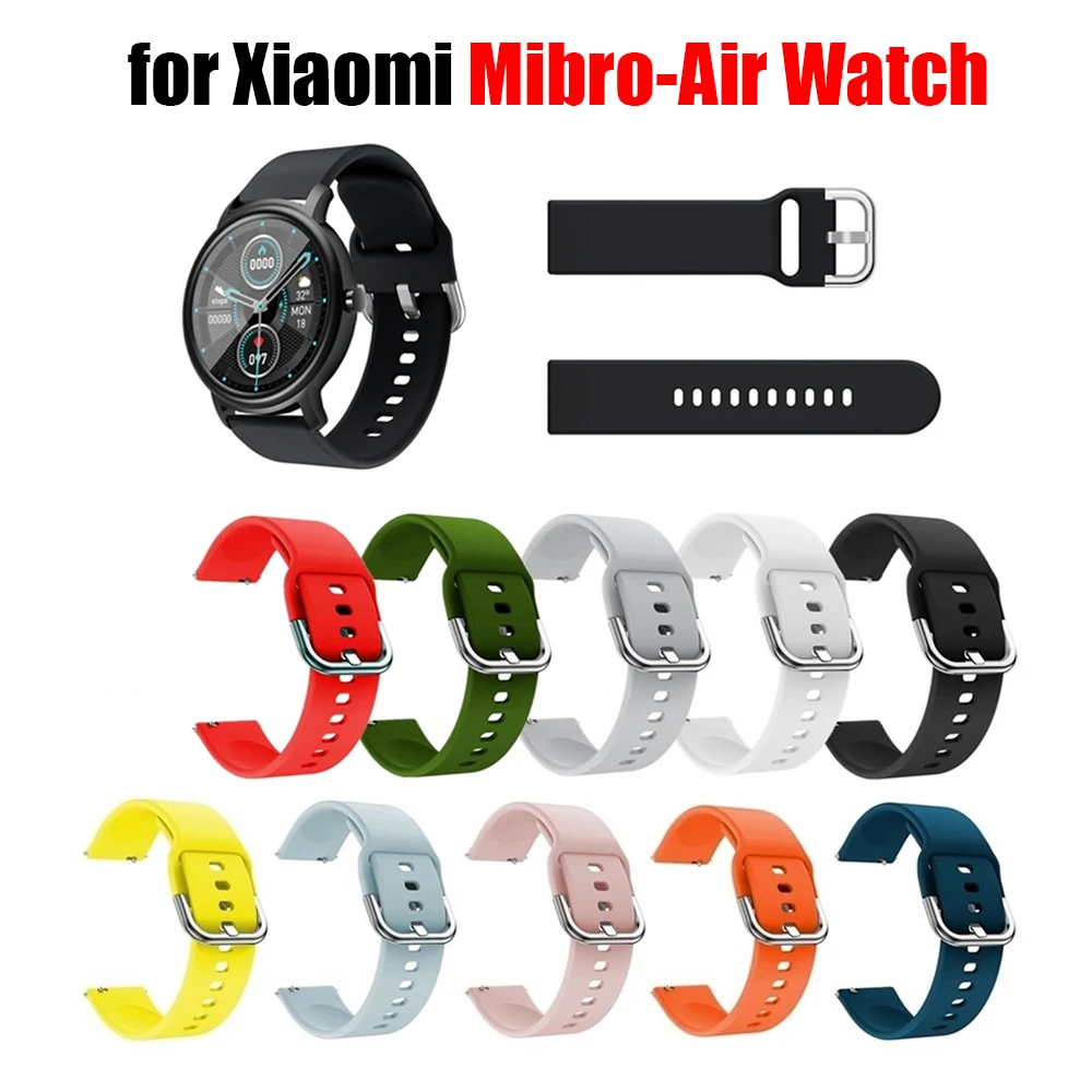 Сменный силиконовый ремешок для Xiaomi Mibro-Air | Наручные часы