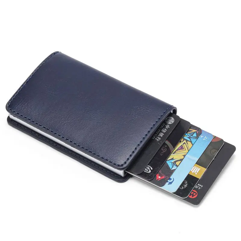 Кардхолд, кредитный держатель для карт, металлический ID держатель для карт, Анти Rfid кошелек, бизнес-держатель для карт, кошелек для кредитных карт, чехол 002