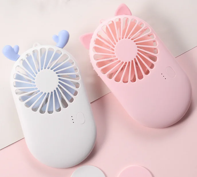 Handheld mini pocket lithium battery convenient USB rechargeable wind planting false eyelash nail beauty tool fan J06