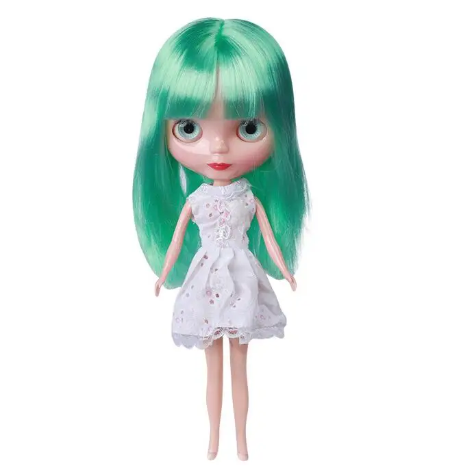 30cm Jointed BJD Dolls for Girl Blyth Doll Colour Hair DIY Makeup Nude Doll Dress Up Toys for Girls kids gifts