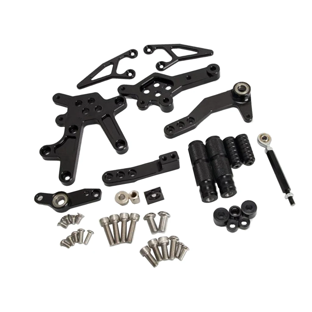 Комплект из 2 мотоциклов передняя подножка мотоциклиста зажим мотоцикла для KAWASAKI Ninga 400