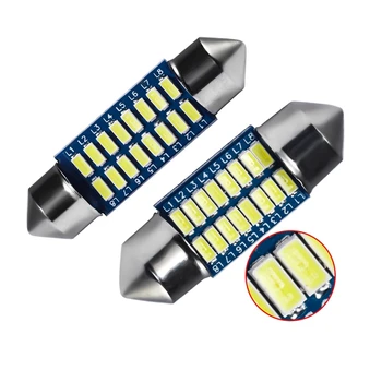 

8x Festoon 31mm/36mm 16Smd Led Bulb C5W C10W Super Bright 3014 Smd Canbus Error Free Auto Interior Doom Lamp Car Styling Light