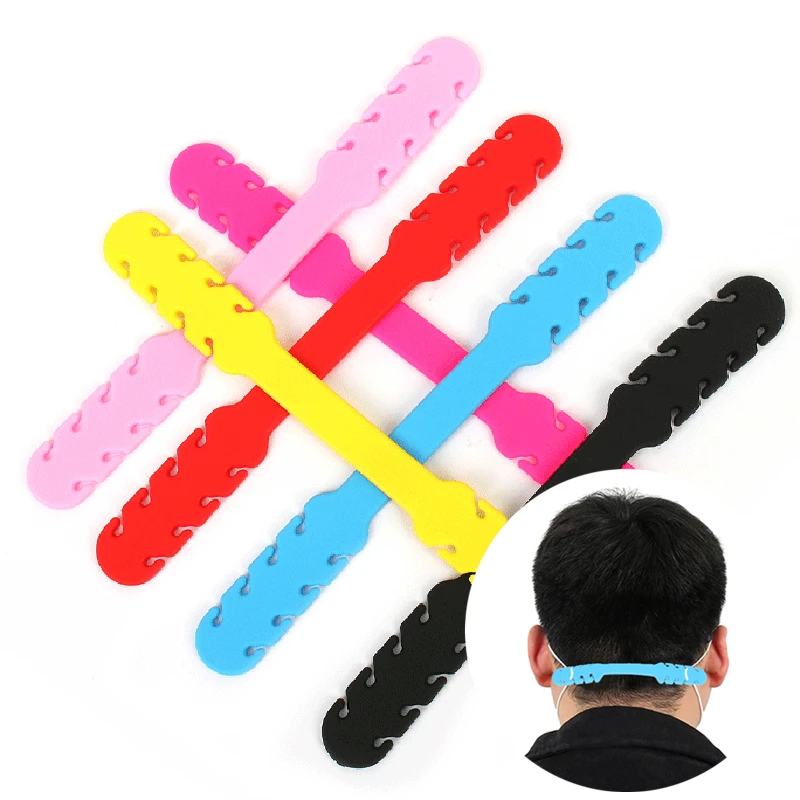 20 Pcs Mouth Covers Strap Extender Silicon Adjustable Buckle Extension Buckle Hooks Ear Protector Artifact Anti-Leak to Relieve Pain Accessories Protector Holder 