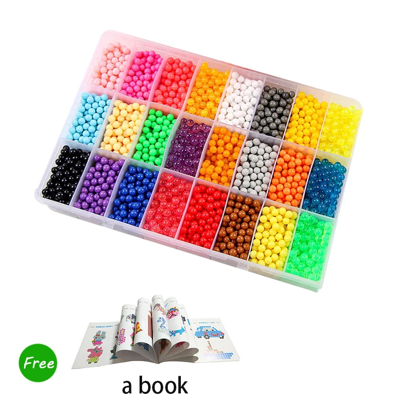 6000 шт. аквабитс aquabeads бусины DIY магические формы для животных ручная работа 3D