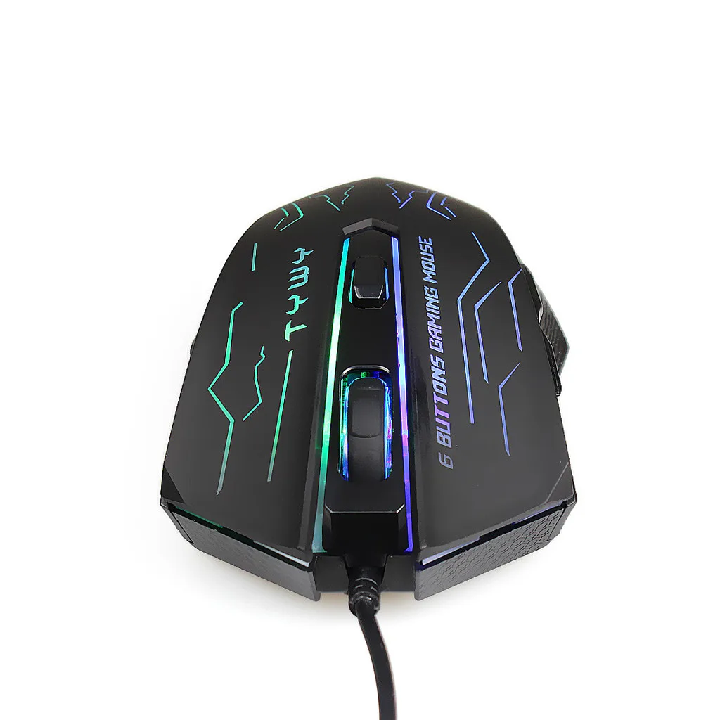 Ouhaobin Проводная игровая мышь 6 кнопок 3200 dpi светодиодный USB компьютерная мышь геймерские Мыши оптическая мышь для ПК ноутбука