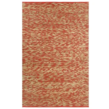 

Carpet handmade jute red and natural 120x180 cm For Home Hotel Floor Protection Living Room Decor Washable Carpet