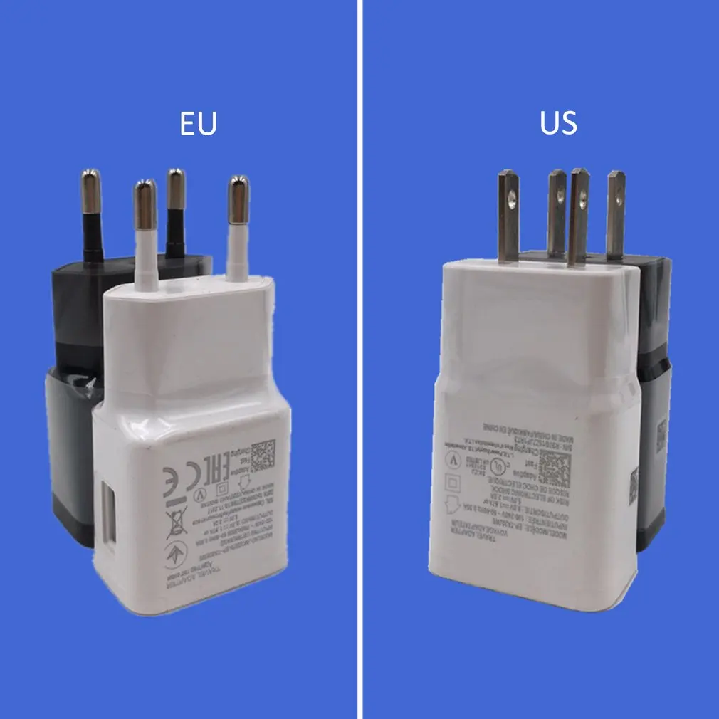 5V2A Зарядное устройство Usb с европейской вилкой для мобильных телефонов, быстрое зарядное устройство для iPhone, Android, huawei, samsung, зарядное устройство oneplus, зарядка 5 в 1 а для xiaomi