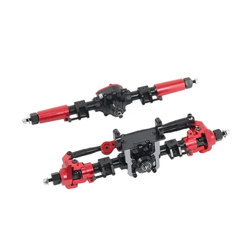 

Remote Control Car Durable Parts 1/10 CNC Metal Front Rear Axle for RC Crawler Car Axial SCX10 II 90046 90047