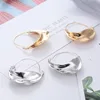 Creative irrégulière fleur panier balancent boucles d'oreilles pour les femmes couleur or métal stéréoscopique exagéré boucles d'oreilles goutte 2022 Dangler ► Photo 3/6
