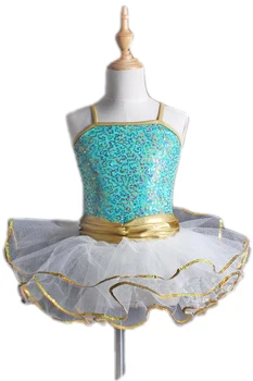 

Hot Sale Professional Ballet Dance Dress Costumes For Kids Women Dancing Girl Skirt Blue Dancewear Justaucorps Adulto