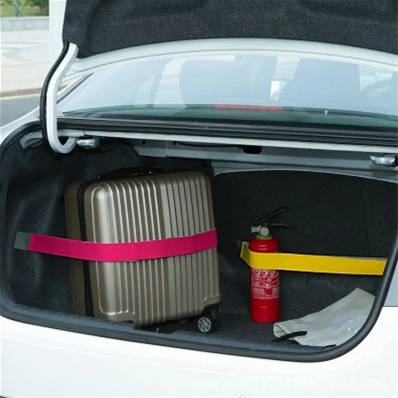 

Promotion Car Trunk Organizer Elastic Car-styling Color Strap Fixed Sundry Stowing Tidying Auto Interior Accessories Dewtreetali