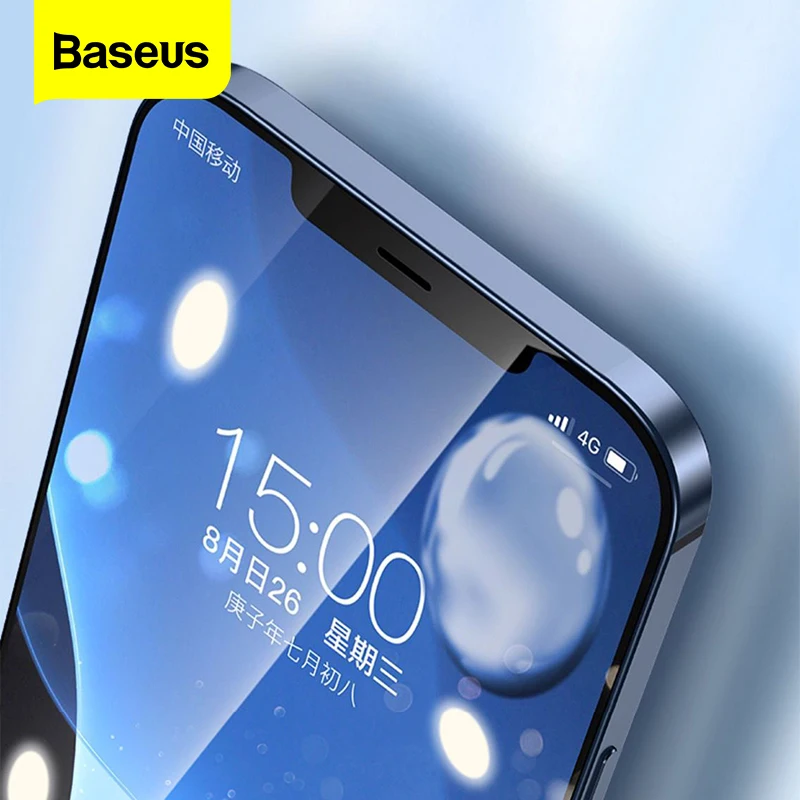 Закаленное стекло Baseus 2 шт. 0 23 мм для iPhone 12 11 Pro XS Max XR X полное покрытие Защита экрана 12Pro стеклянная