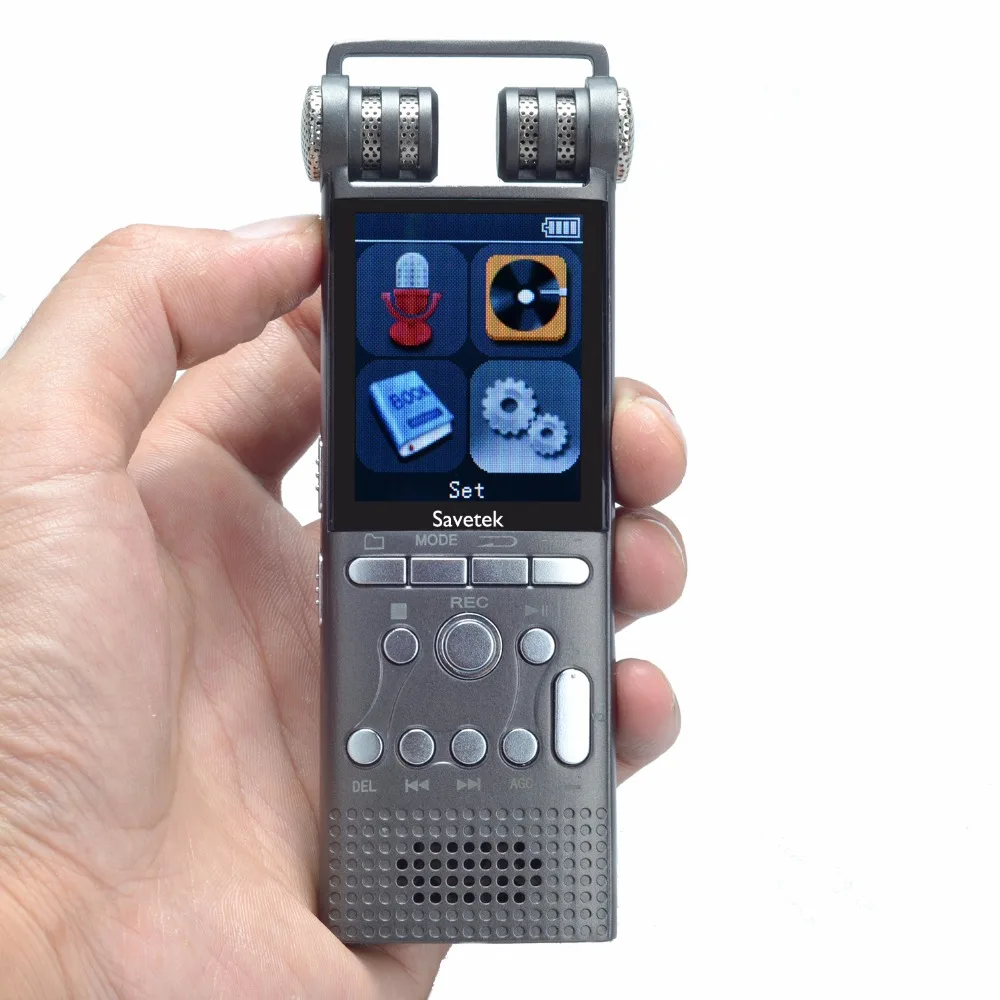 Healifty Grabadora de Voz Unidad Flash USB Grabadora Digital de Voz Clara Grabador de Voz Reproductor de MP3 
