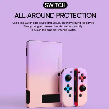 

Coloful PC Shell Case For Nintendo Nintend Switch Protector Hard Case Shield Nintendos Joy Switch All Around Protection Cover