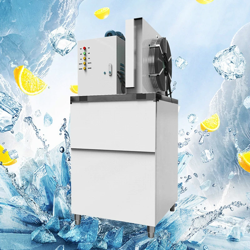 Automatic Ice Making Machine Commercial Flake Ice Maker Electric Ice Making Machine 100kg Capacity For Wholesale Market Food Processors Aliexpress