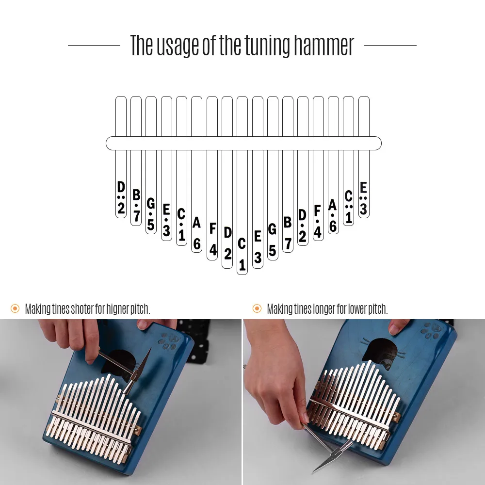 Уолтер. t WK 17MS Портативный 17 клавишным Kalimba игрушечное пианино Mbira клена с сумкой