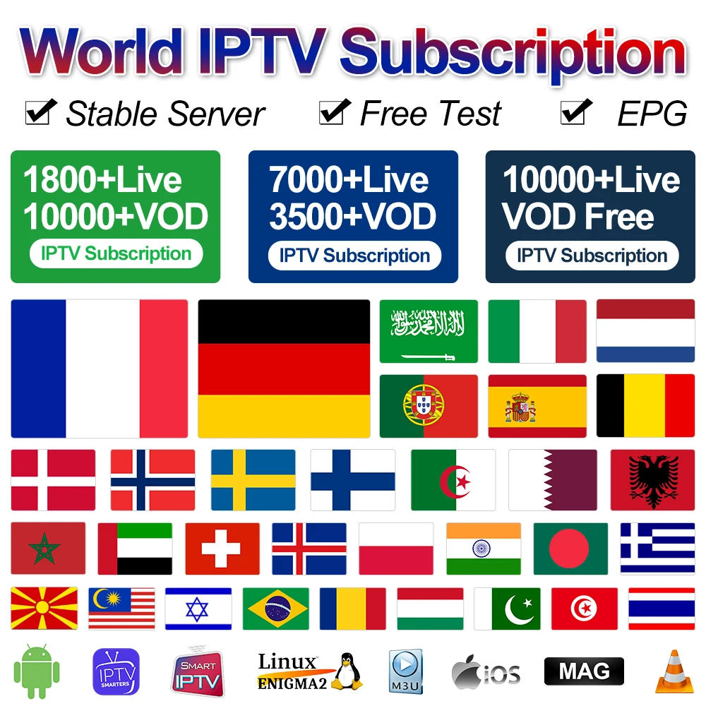 

Germany IPTV France Arabic Italia IPTV M3u Android subscription Spain Greek Portugal Sweden IP TV PK QHDTV Poland French IPTV