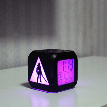 

The Legend of Zeld 3D Color Changing LED Night Lights Alarm Clock Bedroom LED Light Electronic Clock Bedside Lamp