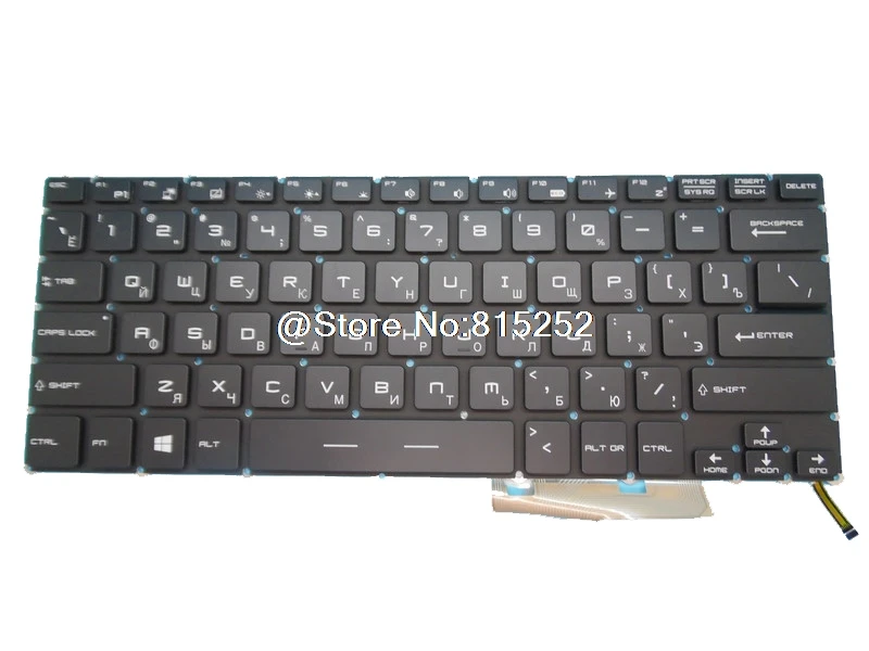 Клавиатура для ноутбука MSI GS30 2M-010RU 2M-028RU GS32 7QE-013RU 7QE-014RU GS40 6QE-020RU 6QE-059RU 6QE-060RU 6QE-233RU