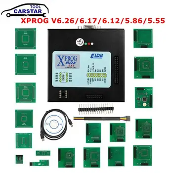 

XProg-M V5.55 V5.86 V6.12 V6.17 V6.26 ECU Chip Tunning ECU Programmer X Prog M Box V6.26 XPROG-M 5.55 Without USB Dongle